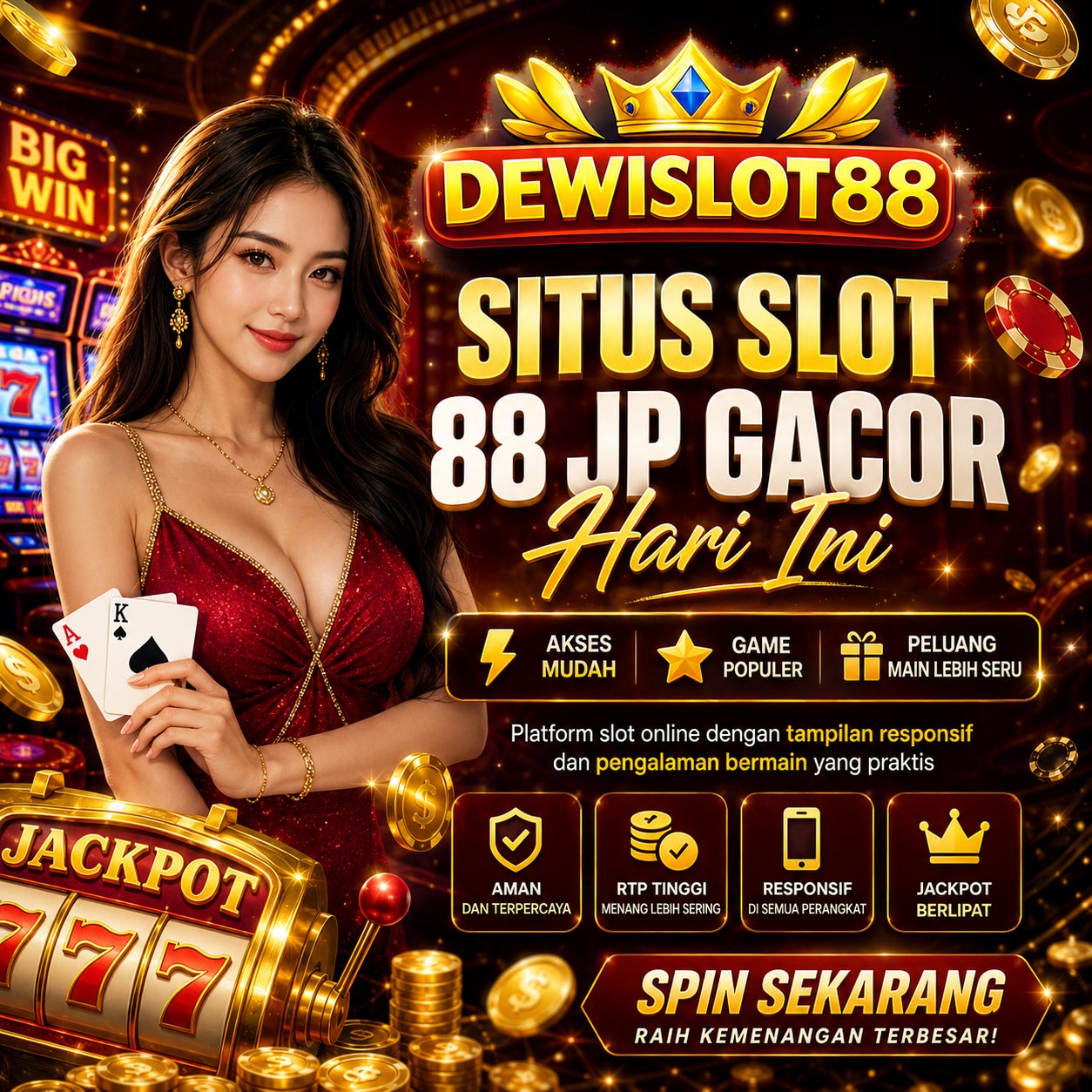 DEWISLOT88 # Situs Slot Gacor Hari Ini Link Judi Online Gampang Menang by Hey siriusly